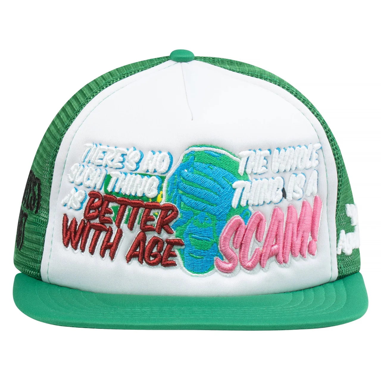 Better with age scam hats Kelly green Better with age scam hats Kelly green